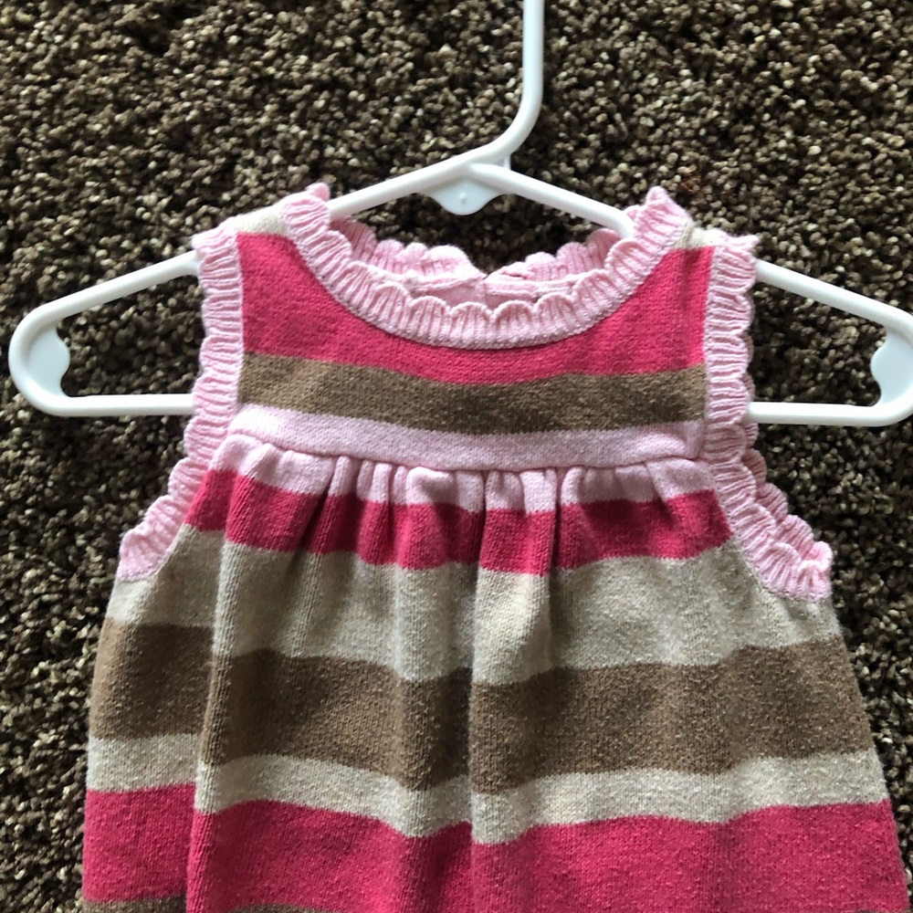 Gymboree striped sweater dress 6-12 months - Picture 2 of 4